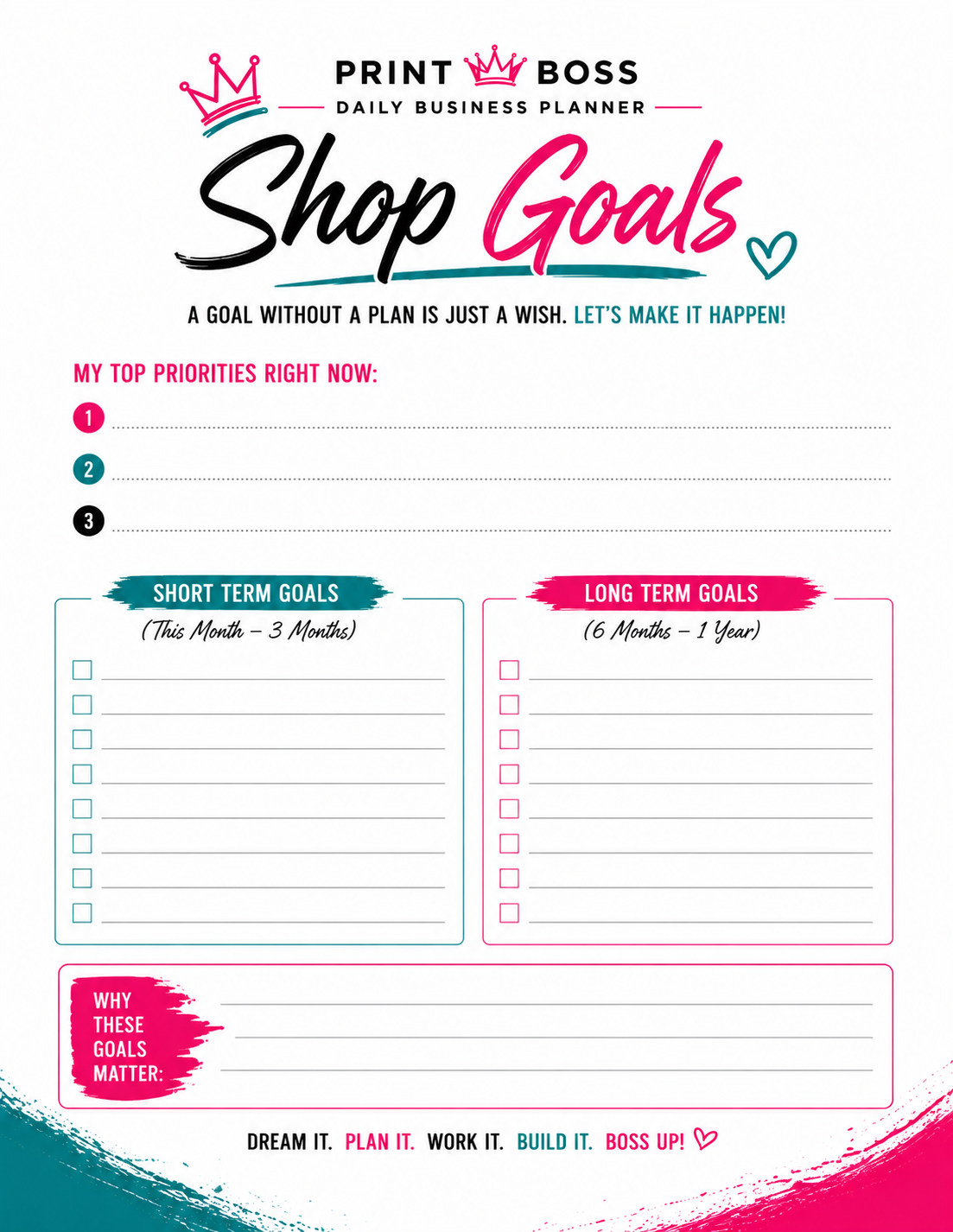 A to Z Print Boss Success Binder