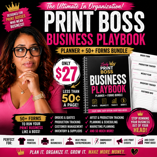 Print Boss Business Playbook | Forms Bundle