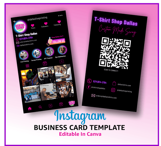 Instragram Business Template